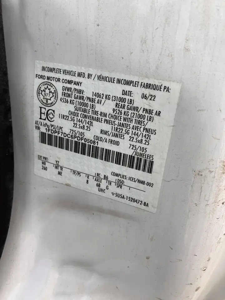 car Ford F-750 id315096 photo #10