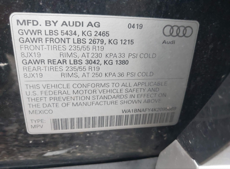car Audi Q5 id323401 photo #9