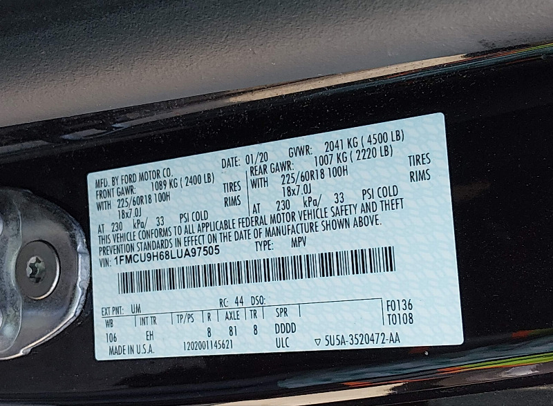 car Ford Escape id346302 photo #9