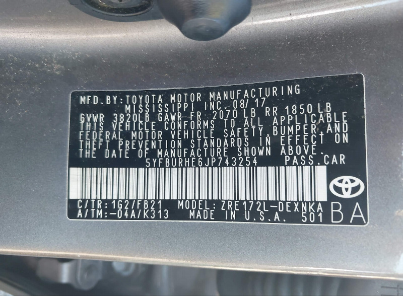 car Toyota Corolla id349779 photo #9