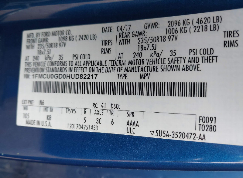 car Ford Escape id351599 photo #9