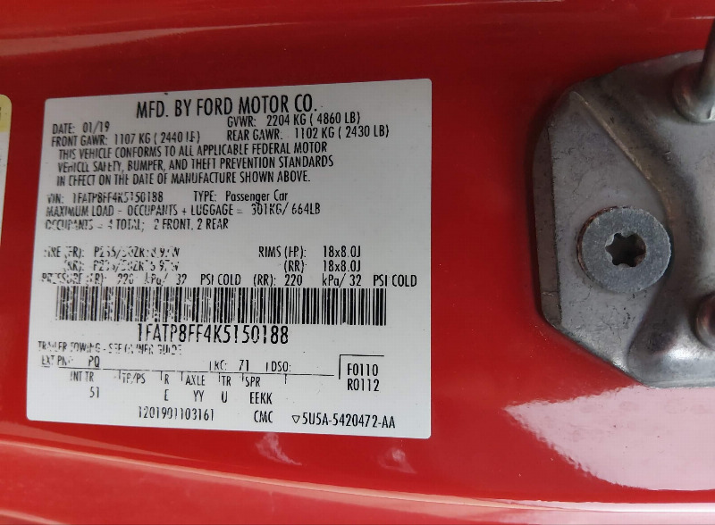 car Ford Mustang id351677 photo #9