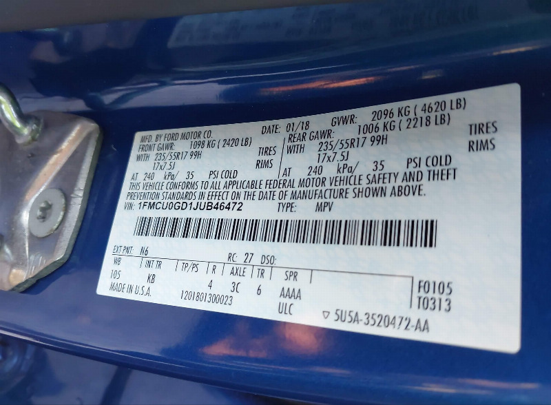 car Ford Escape id353761 photo #9