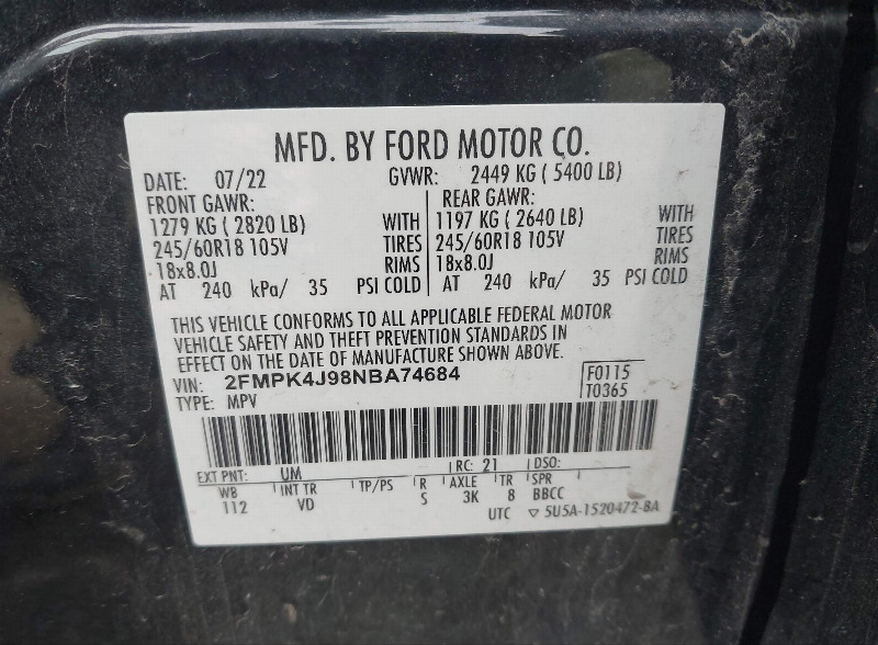 car Ford Edge id354838 photo #9