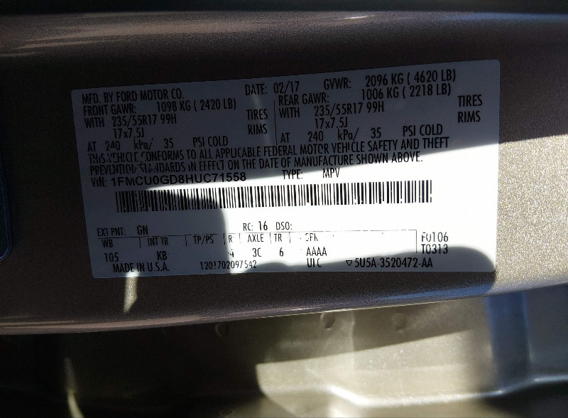 car Ford Escape id354903 photo #9