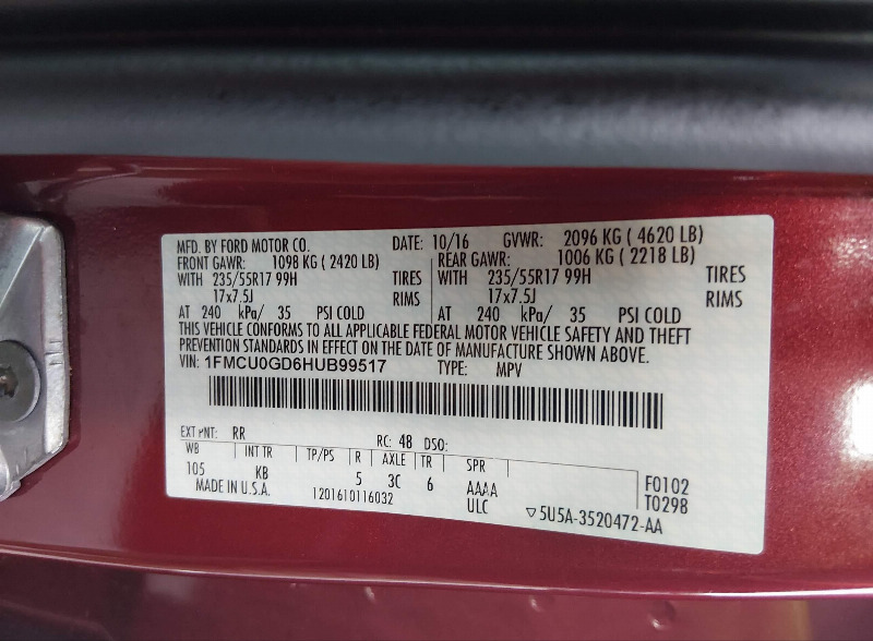 car Ford Escape id355426 photo #9