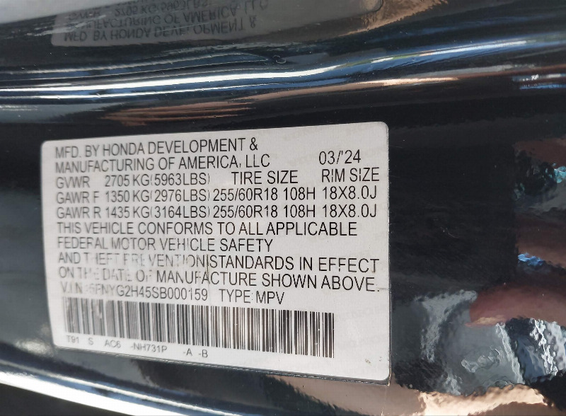 car Honda Pilot id355433 photo #9