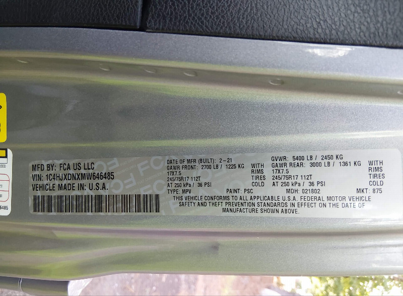 car Jeep Wrangler id356398 photo #9