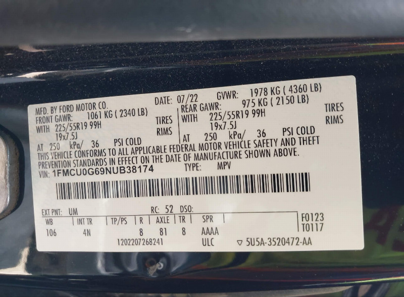 car Ford Escape id366373 photo #9