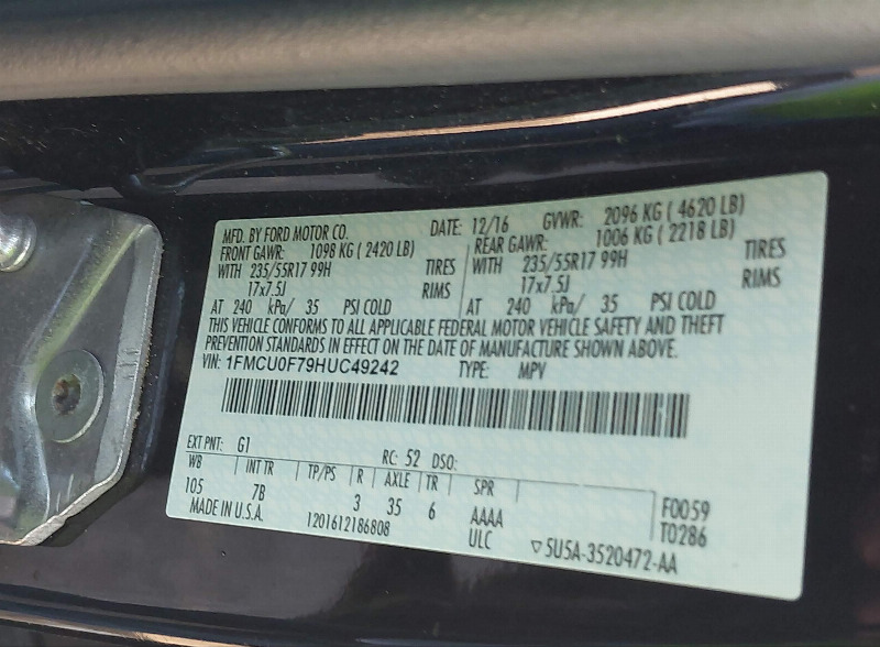 car Ford Escape id369342 photo #9