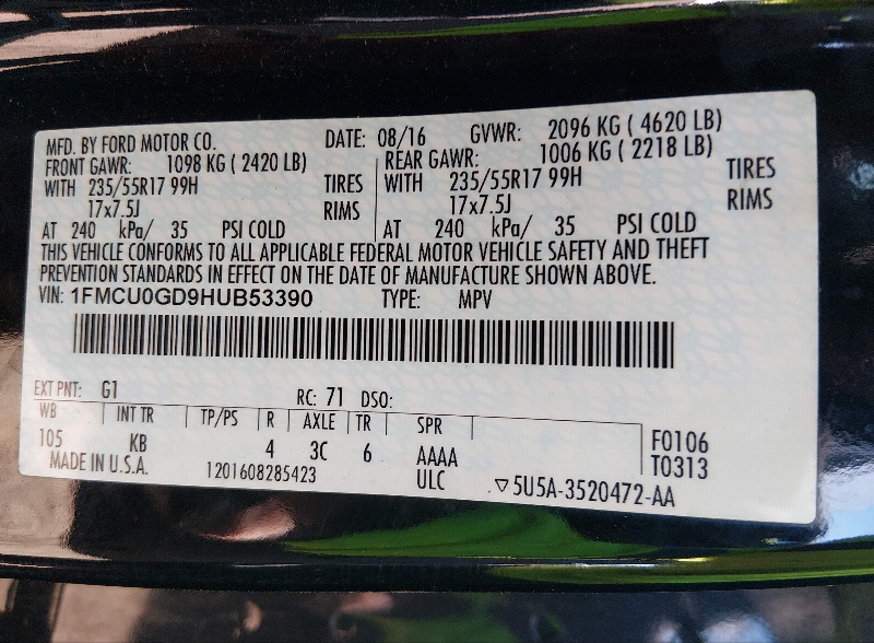 car Ford Escape id369455 photo #9