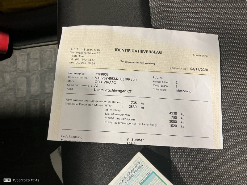 car Opel Vivaro id16998 photo #7